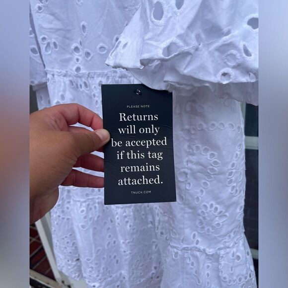 Tuckernuck x Cameran Wimberley Eyelet Palmer Cotton Dress NWT - Picture 5 of 9